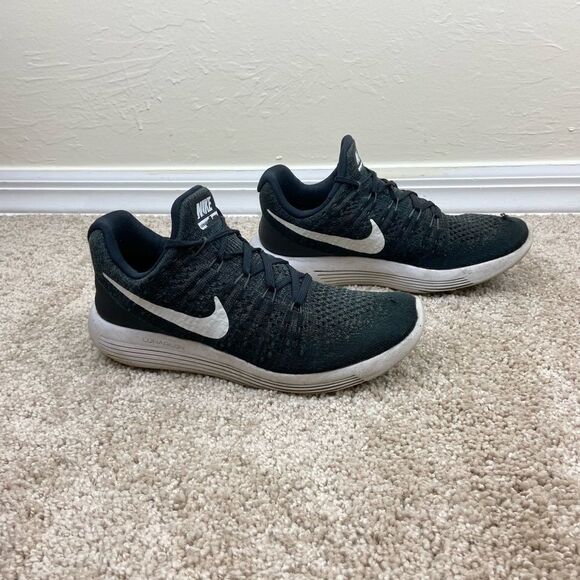 Nike Lunarepic Low Flyknit 2 Running Shoes - Black - Picture 3 of 8